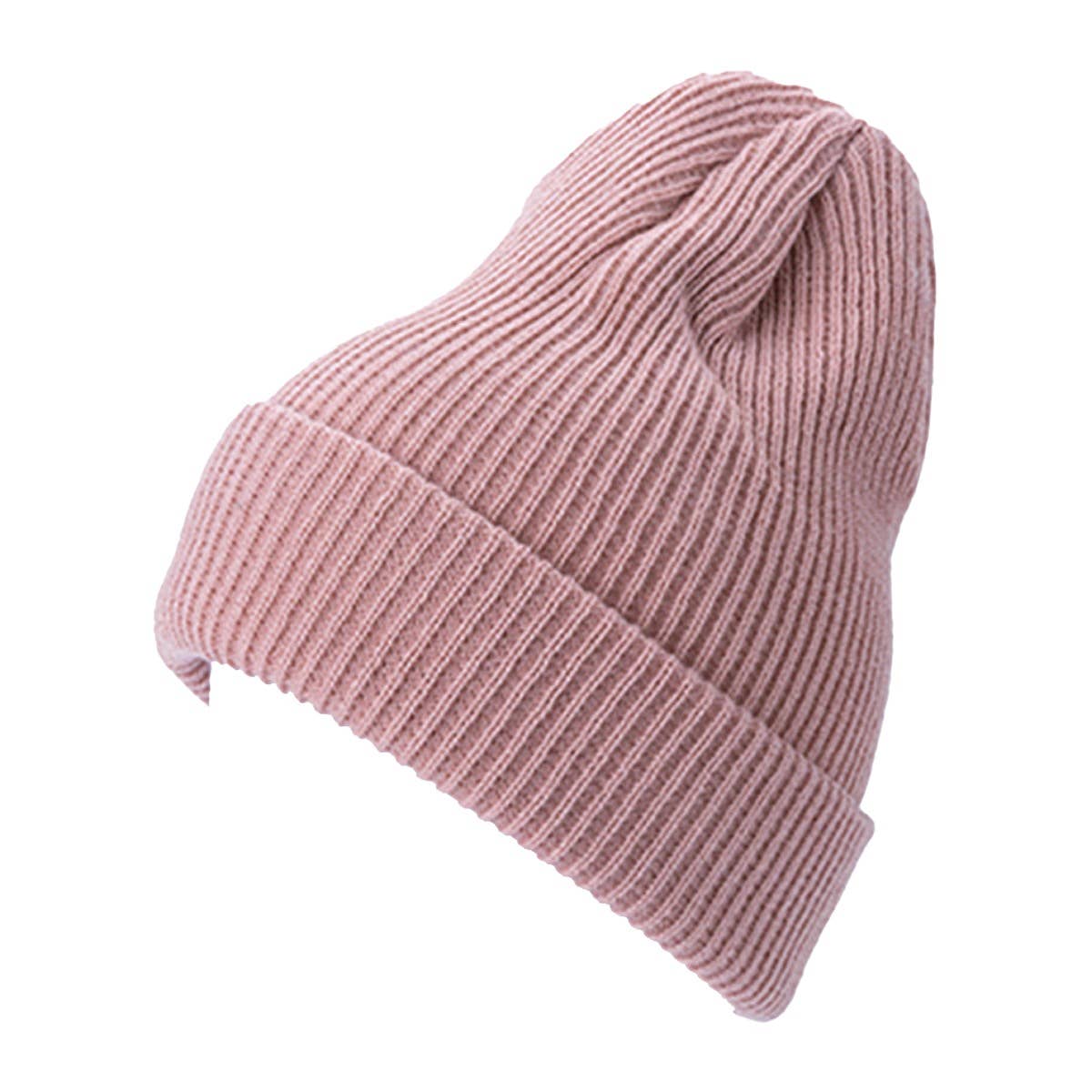Diacly - Wholesale Beanie - Women's - Premium Acrylic Yarn Soft Warm Unisex Solid Color Knitted Be2