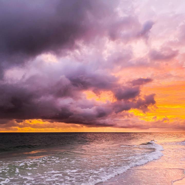 Beach Sunset Photography Art Multi-Size Wall Decor Print for wholesale by Hope Decor