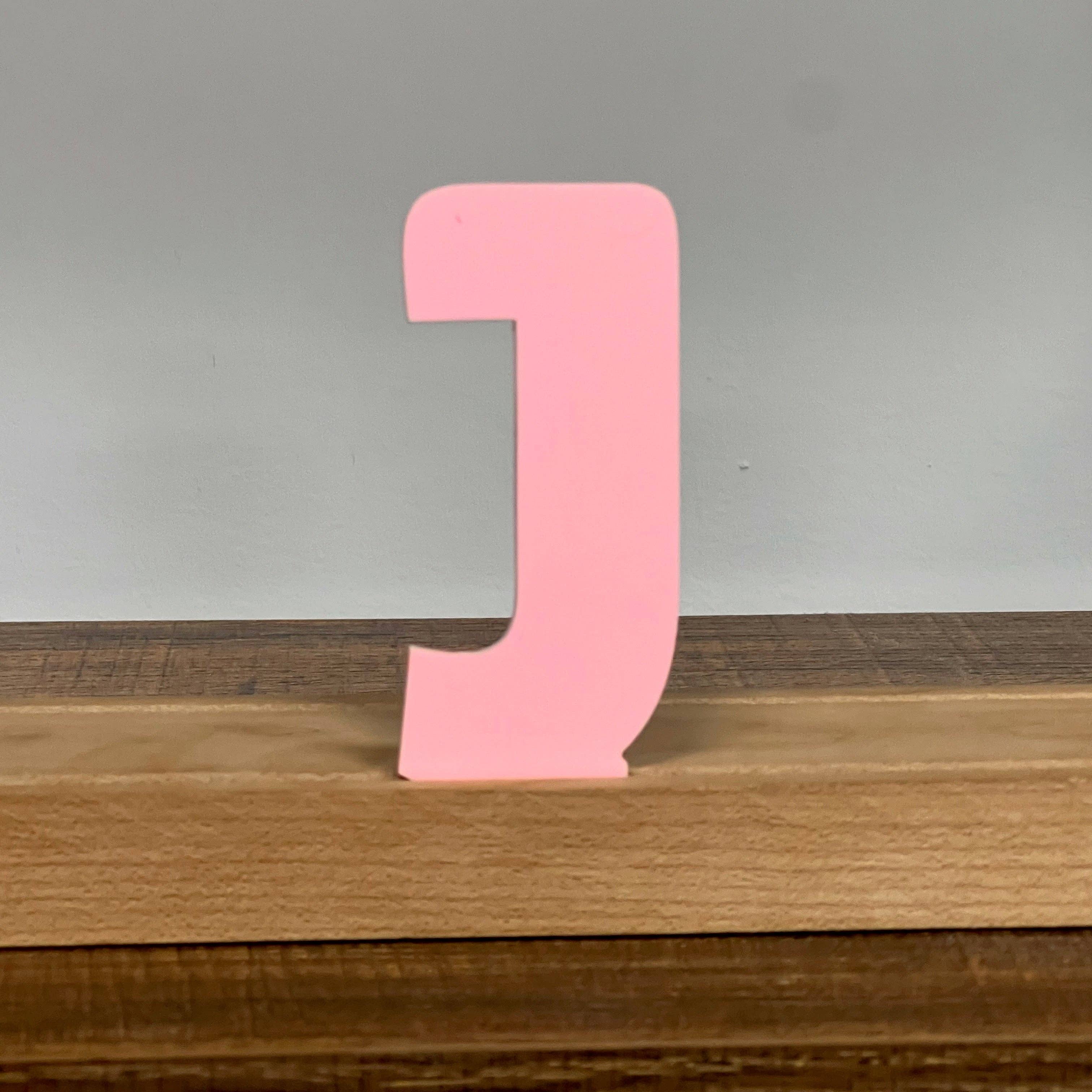 Artifacture - Wholesale Sign - Kryliq Individual Letters: 3" Craftsman Style- Matte Pastel Pink11