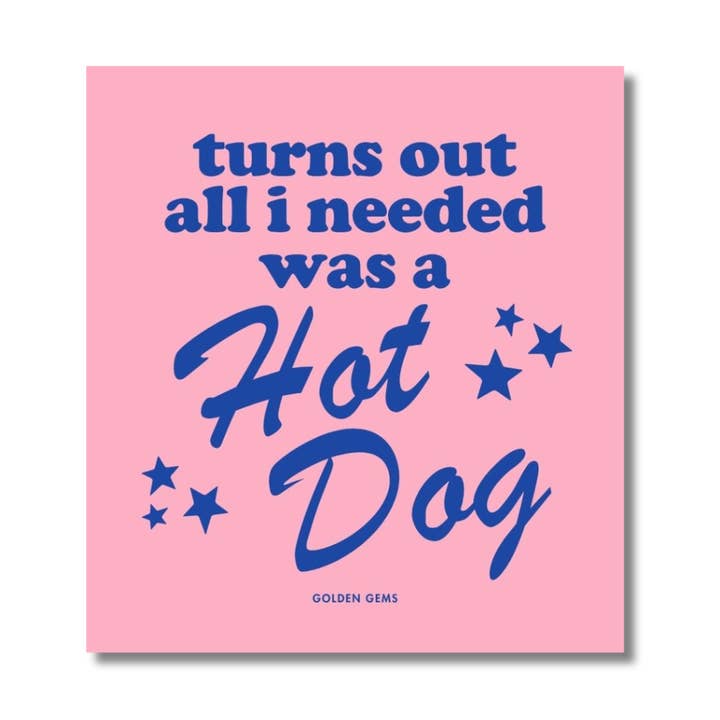 Es stellte sich heraus, dass ich nur einen Hotdog-Aufkleber brauchte. für den Großhandel von Golden Gems