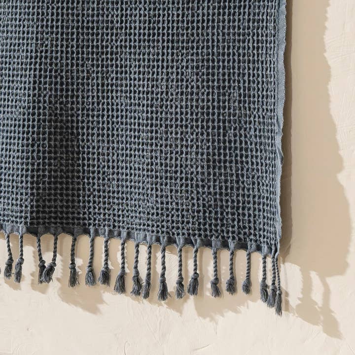Kikoya - Wholesale Beach Towel - Stonewashed Waffle Beach Towel Turkish Hamam Fouta Vintage