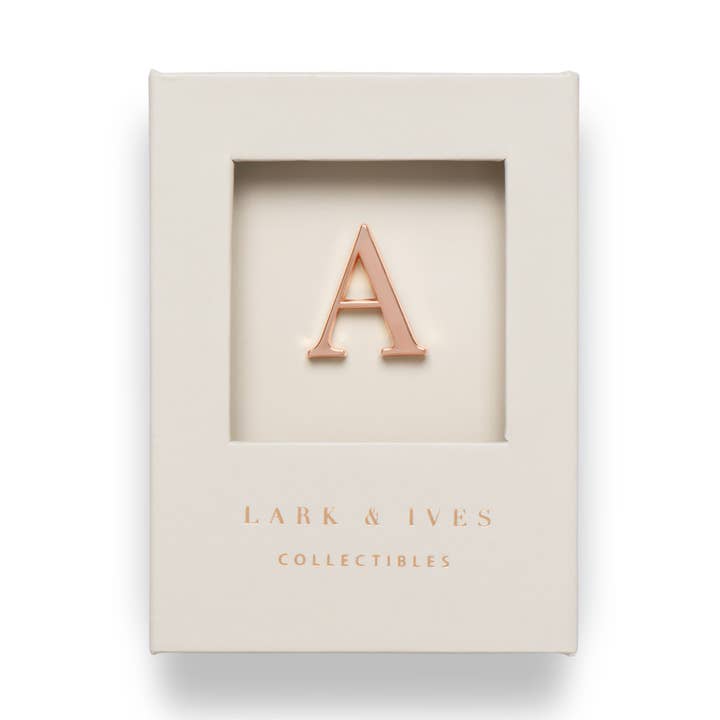 The Monogram A-Z Rose Gold for wholesale by Lark & Ives