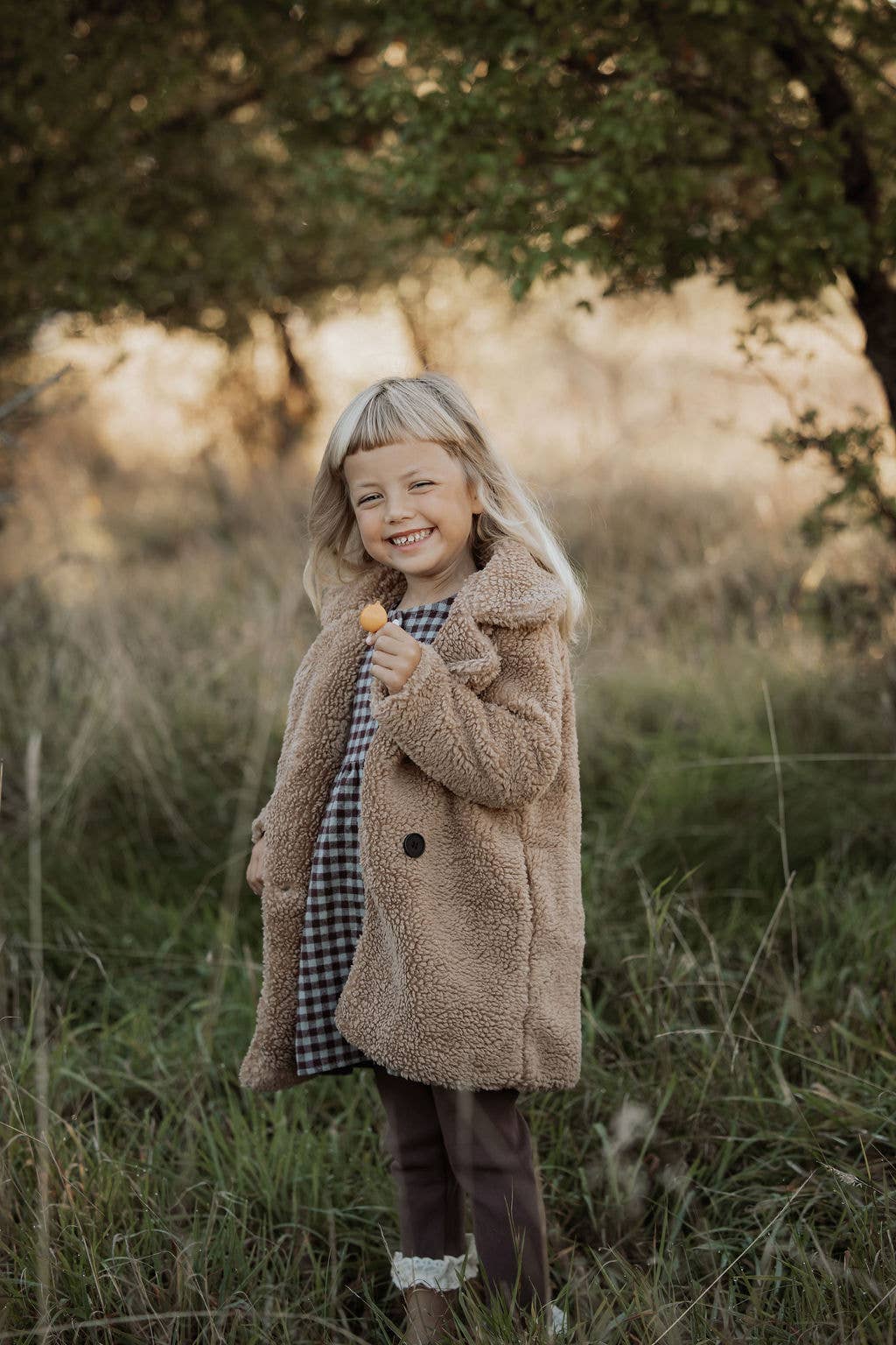 Annie & Charles – wholesale Jacka - Barn – Annie & Charles® Teddy-fleecejacka för barn ZOE4