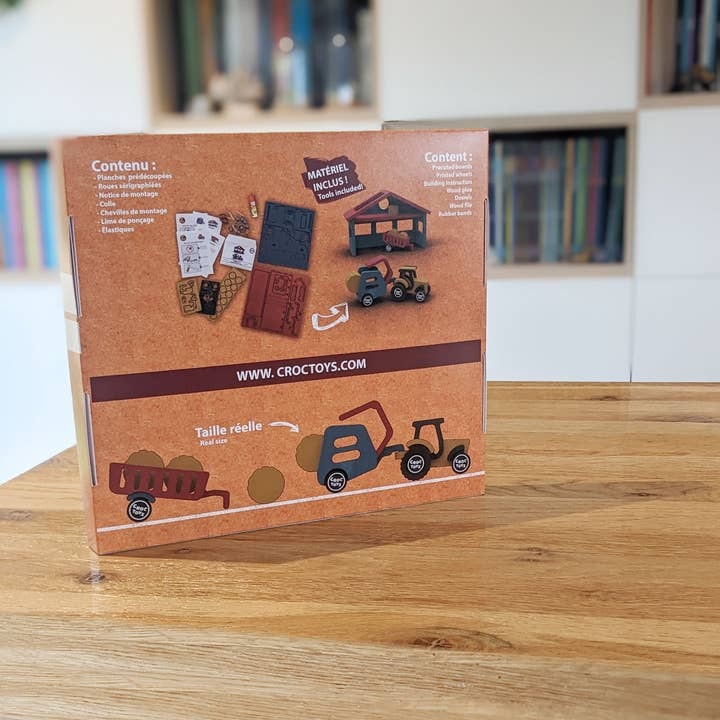 Croctoys - Wholesale Toy Set - Kids - Universe in a kit: NATHAN, the peasant tractor and his farm3