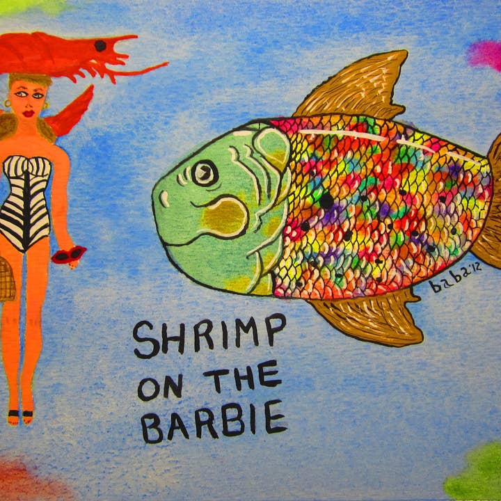 Shrimp on the Barbie for wholesale by Fish Tales at The Beach