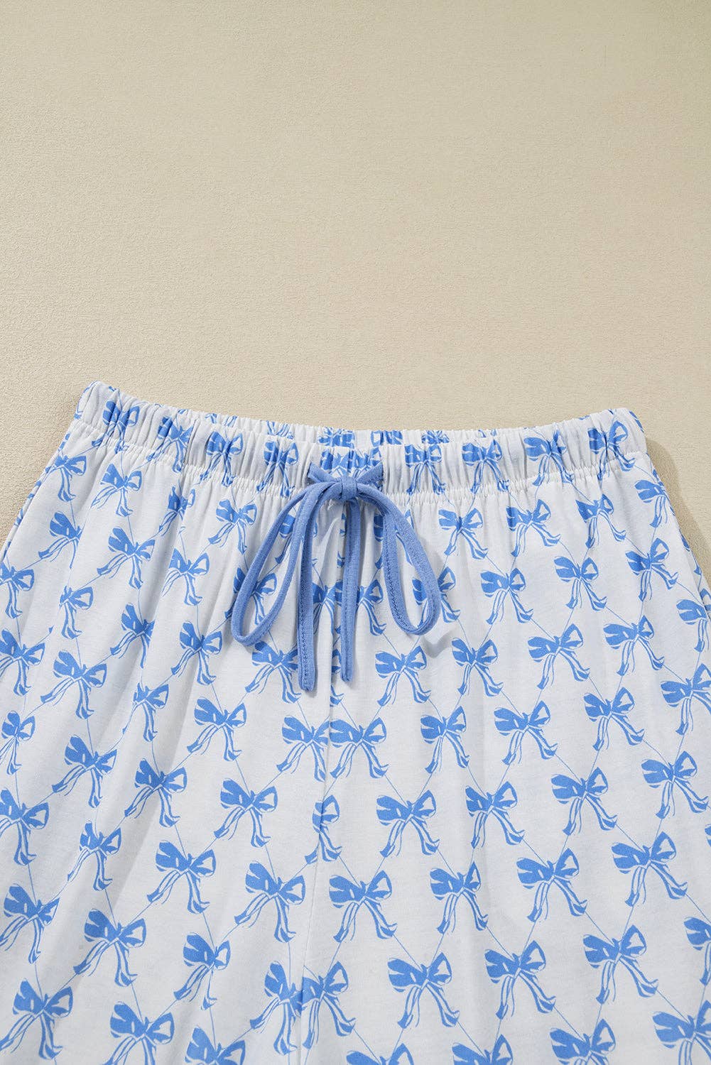 PRETTY BASH – wholesale Sleepwear set – Women's – Bow Shirt and Pants Pajama Set7