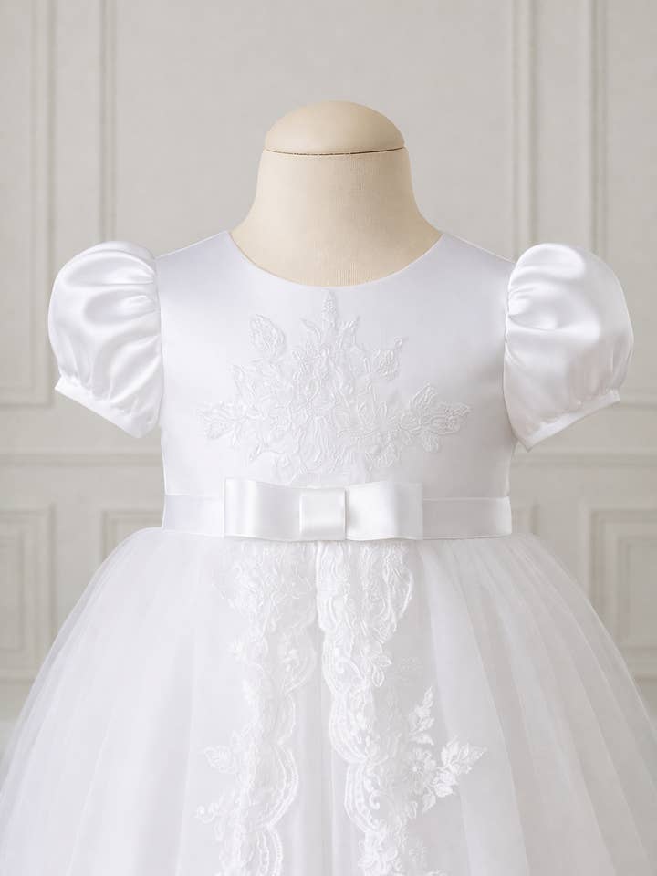 Bajabella - Wholesale Dress - Baby - Christening, Baptism White Dress, Baby Girl Gown1