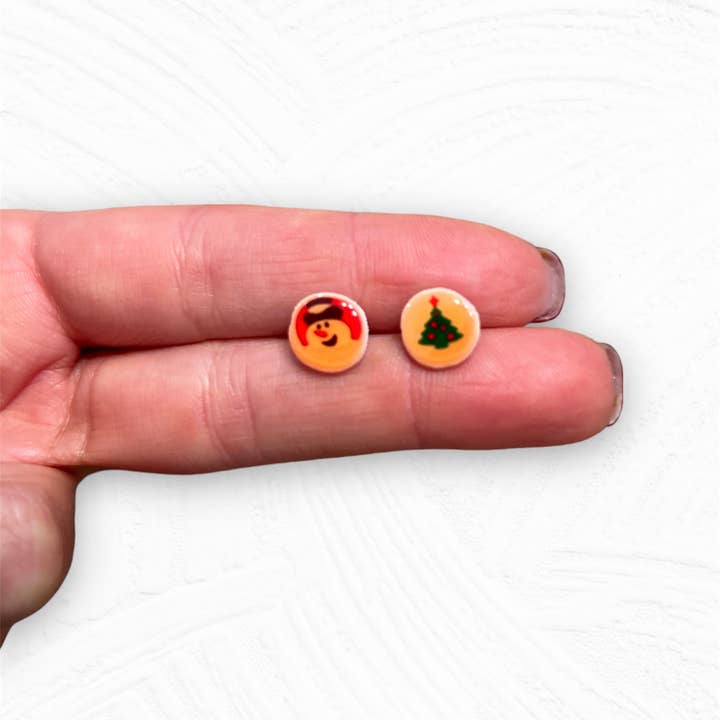 Kerst koekje oorbellen voor wholesale door Sona Studio