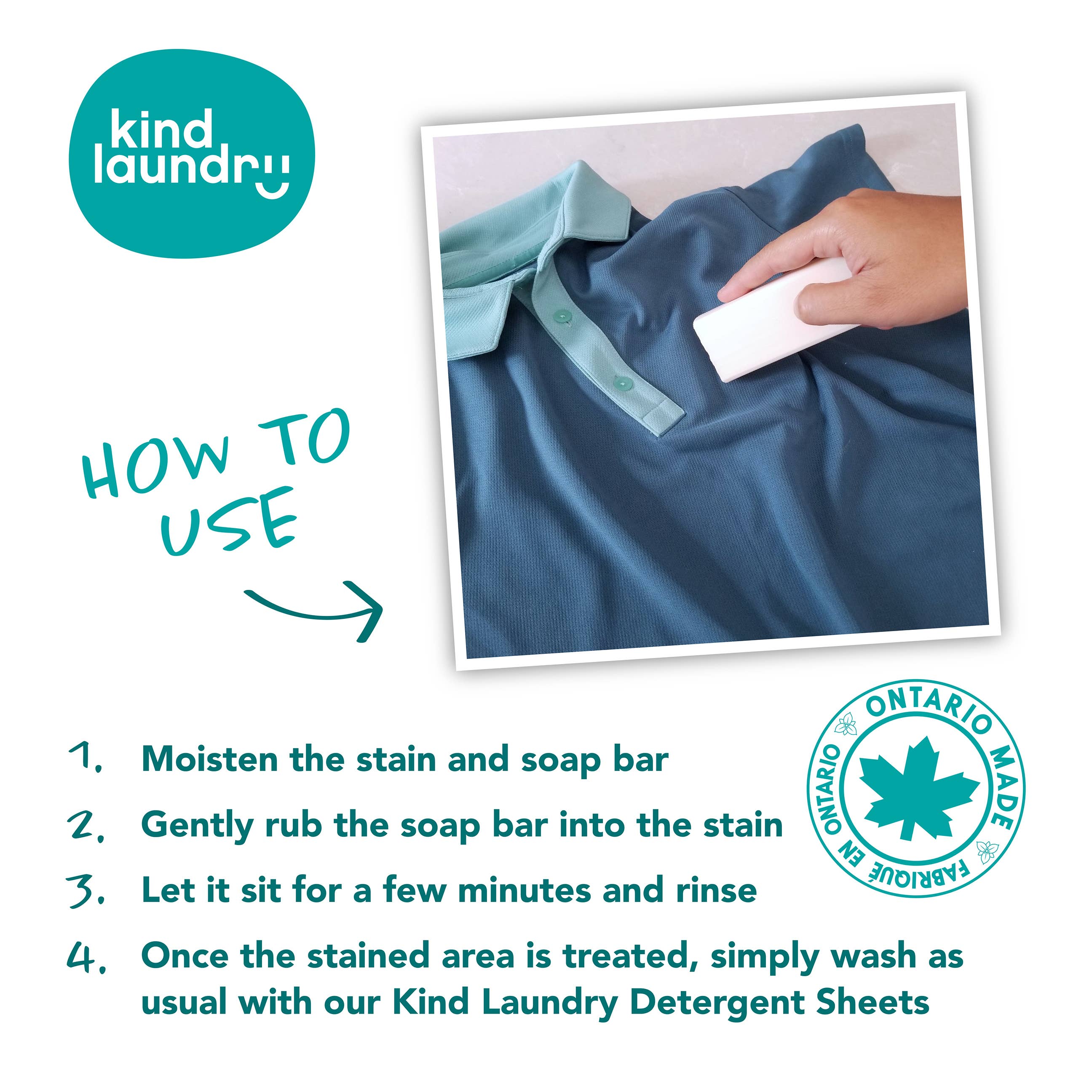 Kind Laundry - Vente Détachant - Barre détachante vegan pour lessive5