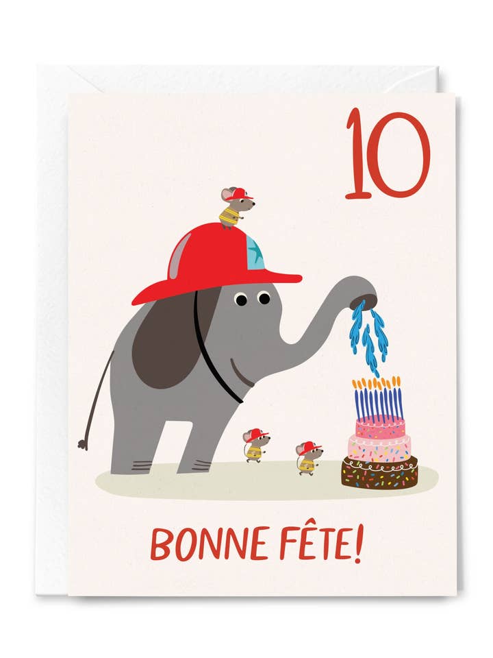 Bonne Fête 10 ans for wholesale by Happy Just Happy