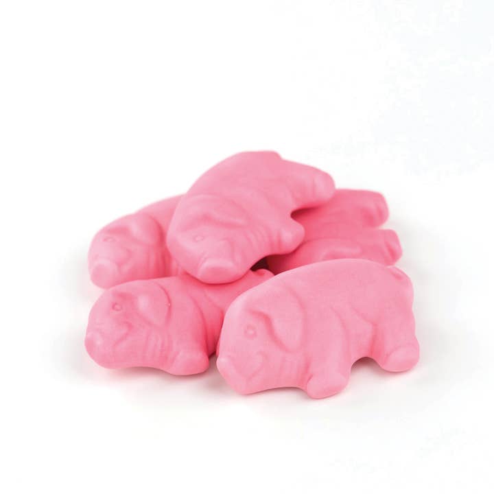 Long Island Candy Factory - Wholesale Gummy - Gustaf's Gummi Pink Pigs Gummy 2.2 Pound bag