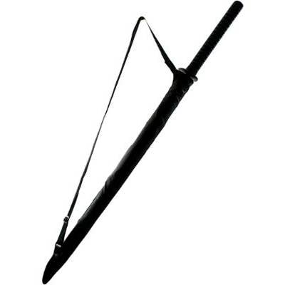 Urban Tokyo - Wholesale Umbrella - Unisex - Black Katana Handle Umbrella 42.5"Dia