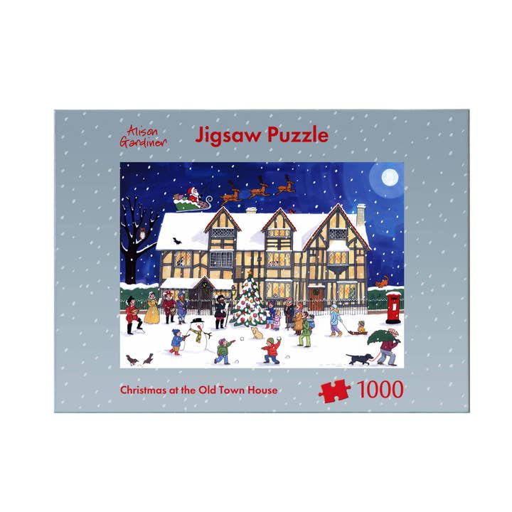 Christmas At The Old Town House Jigsaw Puzzle for wholesale by Alison Gardiner US