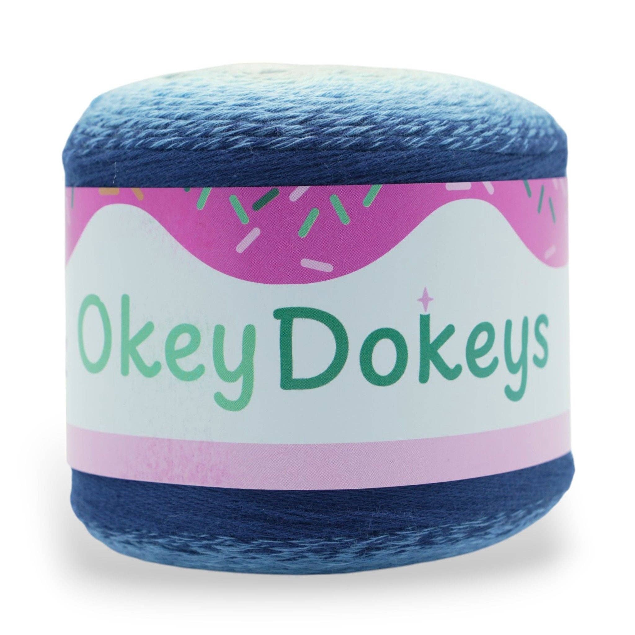 Okey Dokeys - Wholesale Yarn - 1060 Yards Gradient Cake Yarn - #1 Super Fine Cotton Acrylic Yarn8