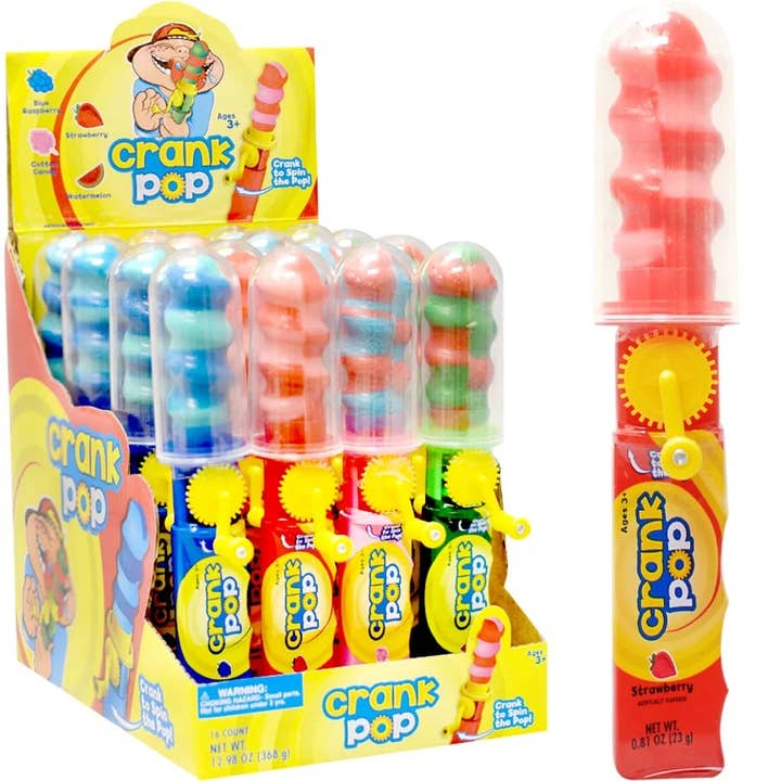 CRANK POP CANDY for wholesale by Gotta Get It Gifts