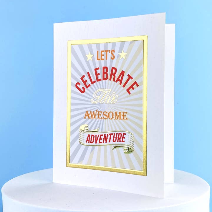 Carte de vœux de célébration pour la vente par Ormolu Press