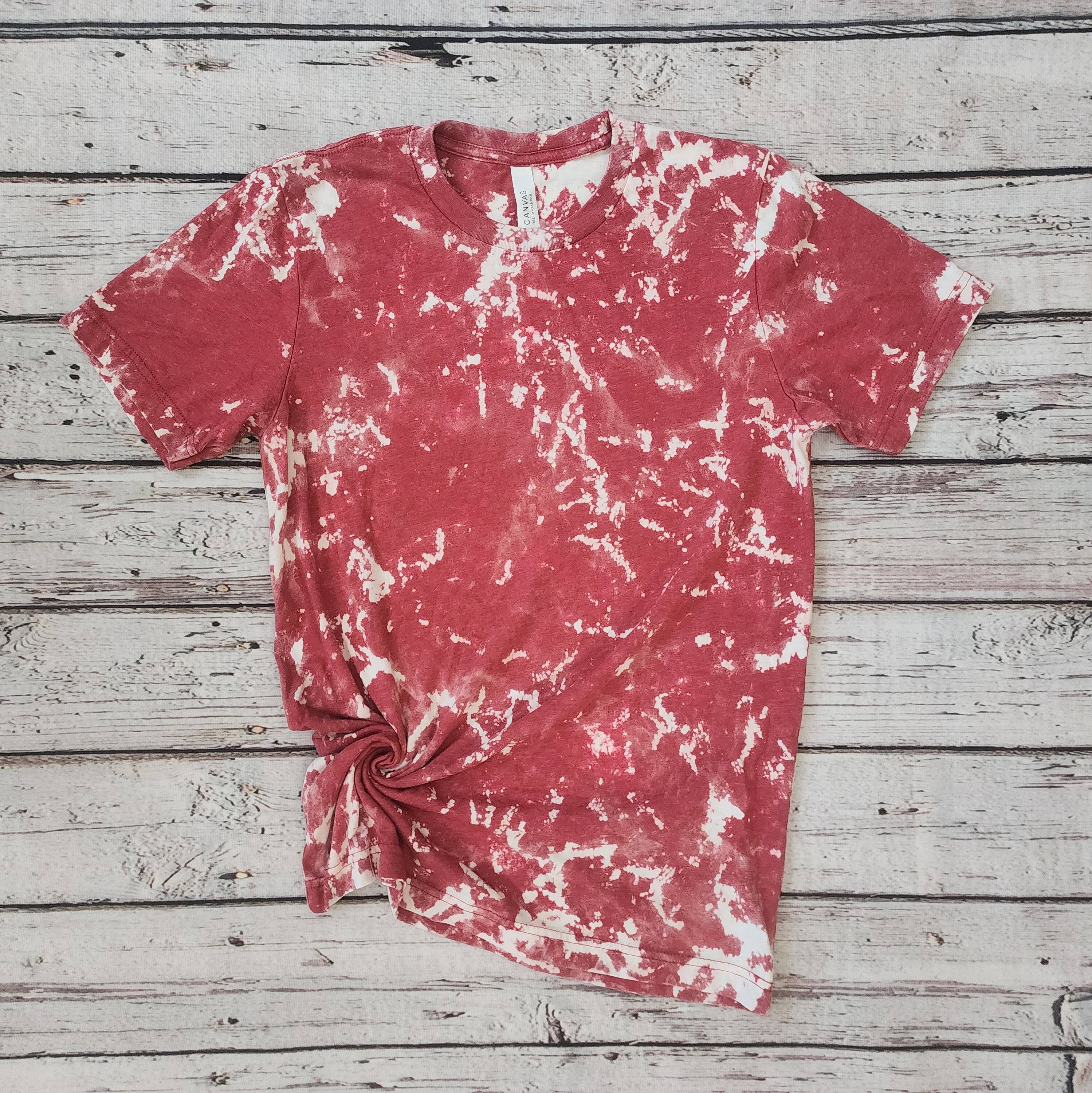 Shirts & Giggles - Wholesale T-Shirt - Women's - Bella+Canvas® Blank Scrunch Bleached T-Shirt, Unisex Tee13