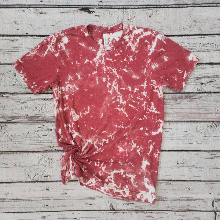 Shirts & Giggles - Wholesale T-Shirt - Women's - Bella+CanvasĀ® Blank Scrunch Bleached T-Shirt, Unisex Tee13