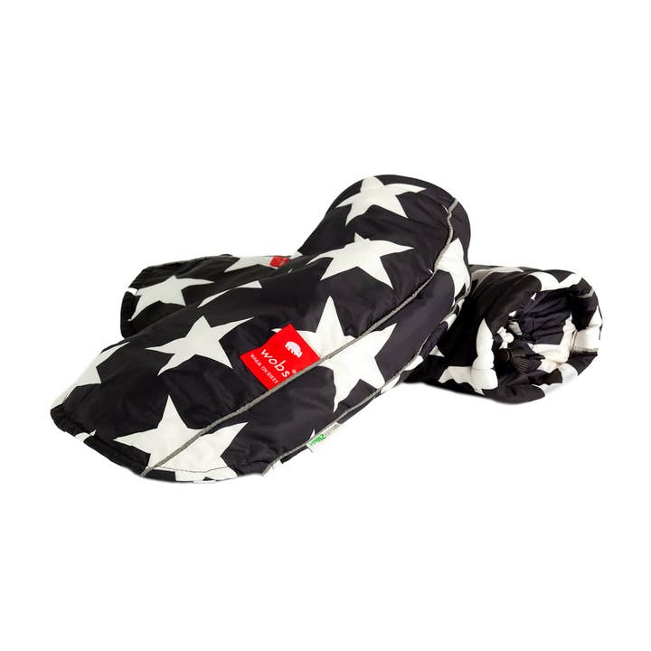 Stars Black & White Bike Pogies luvas por atacado de Wobs
