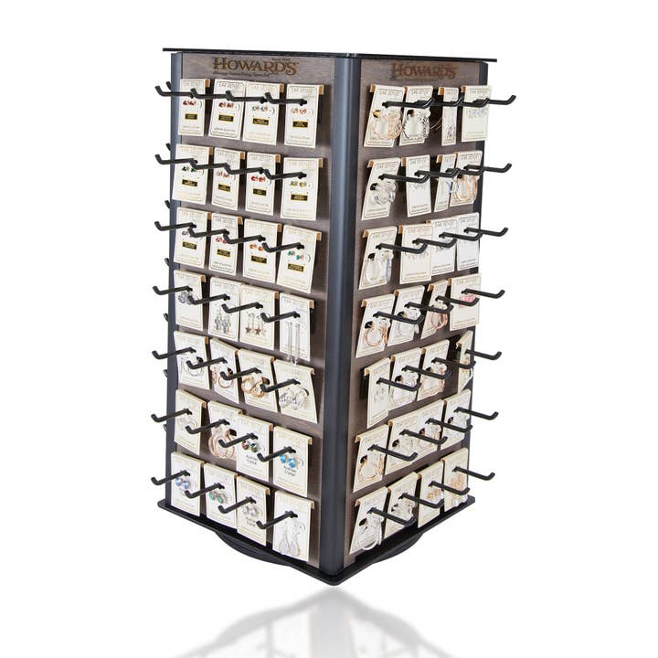 Ensemble de 112 boucles d'oreilles Ear Sense avec présentoir pour la vente par Howard's