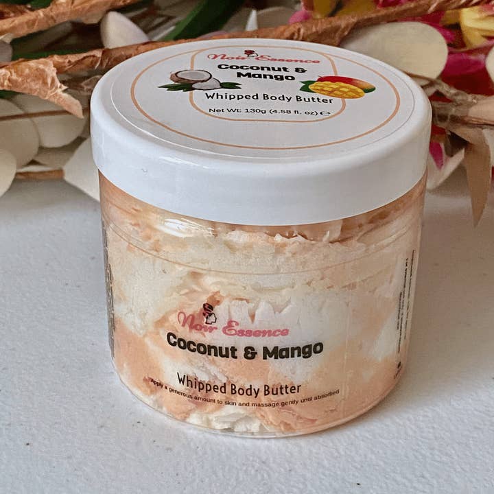Noir Essence – wholesale Body balm/butter – Coconut & Mango Whipped Body Butter1