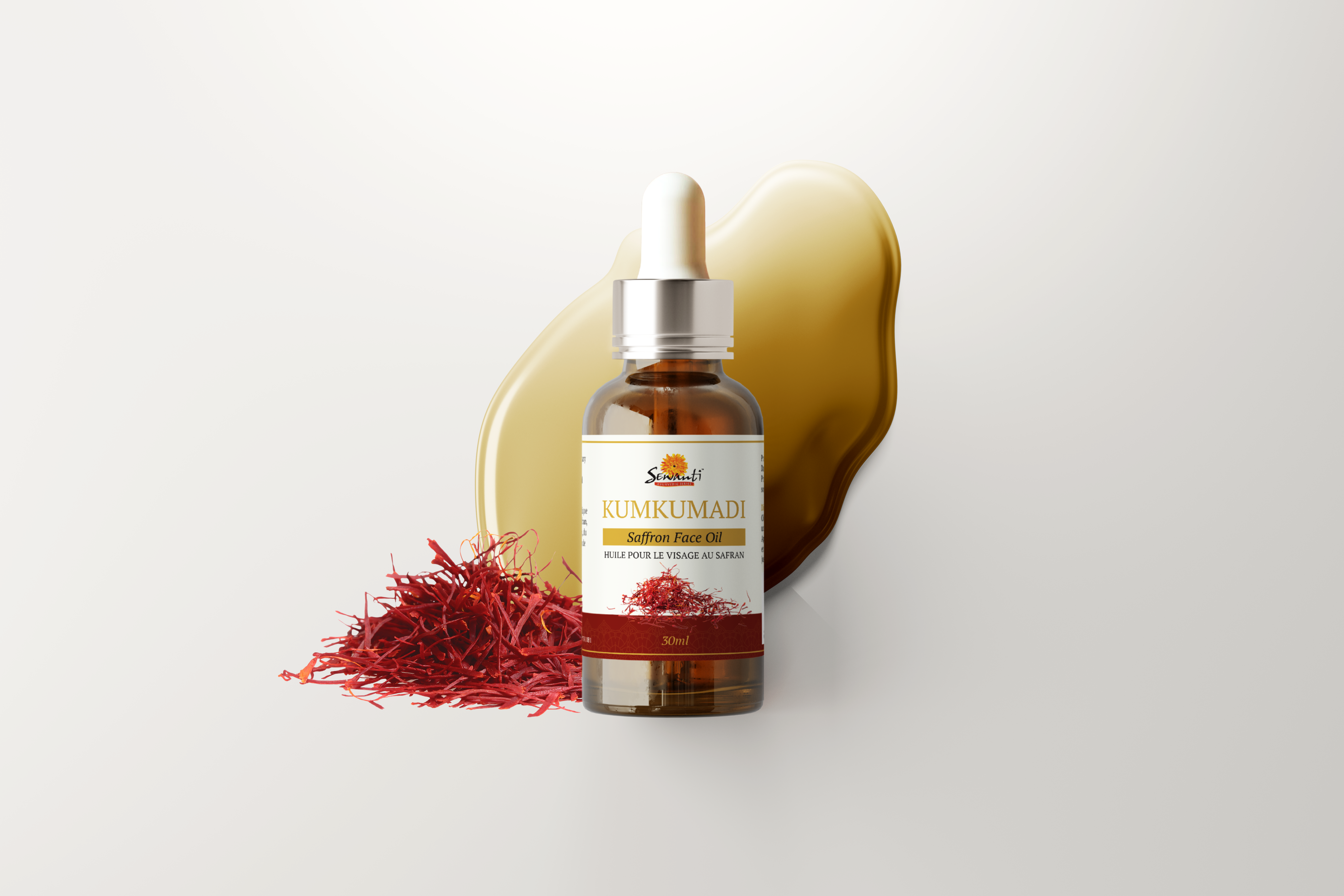 Sewanti Ayurvedic Series – Großhandel Gesichtsöl – Kumkumadi Safran-Gesichtsöl2