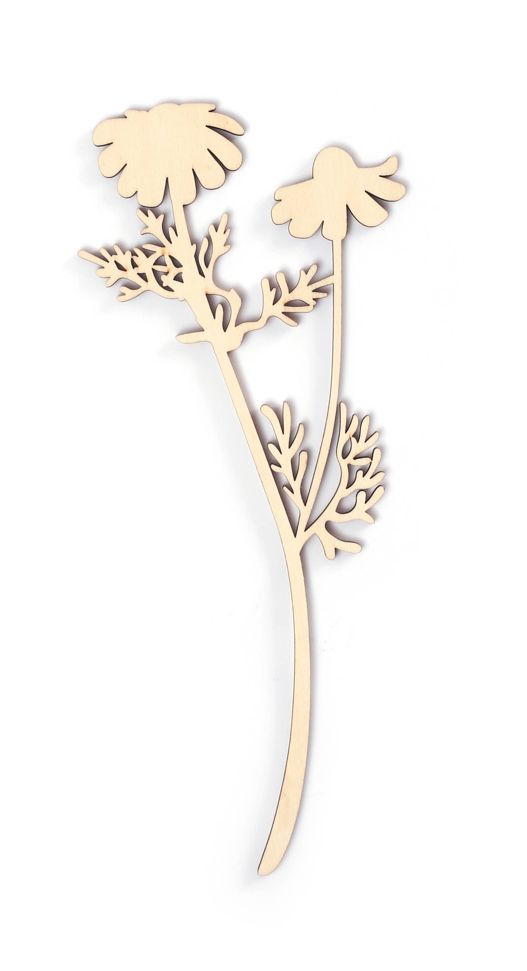 Graine Créative - Wholesale Wood Toy - Kids - BOX OF 10 FLOWERS WOOD PLYWOOD +/- 240mm x 4mm5