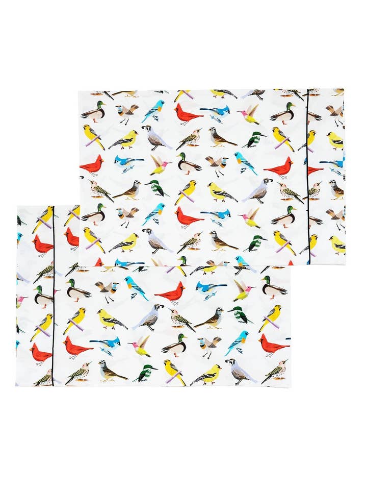 PILLOWCASE set Birds for wholesale by Lesley Evers