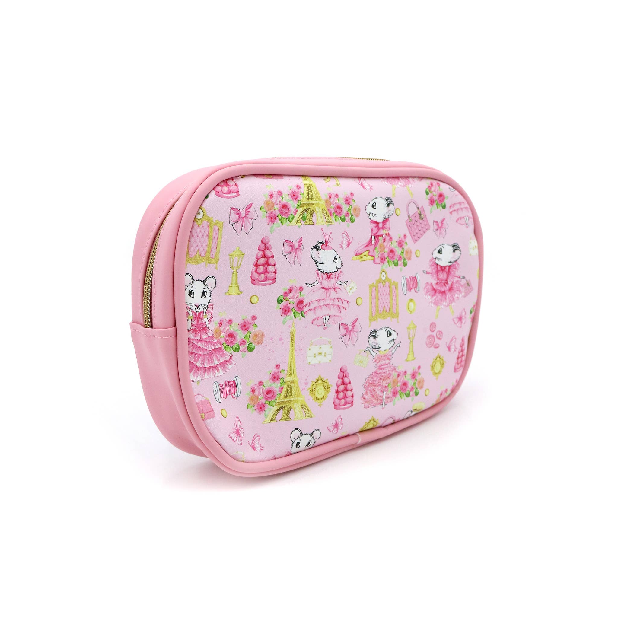 Pink Poppy USA - Vente Trousses de maquillage/cosmétique - Claris la souris la plus chic de Paris Trousse de maquillage | Lot de 24