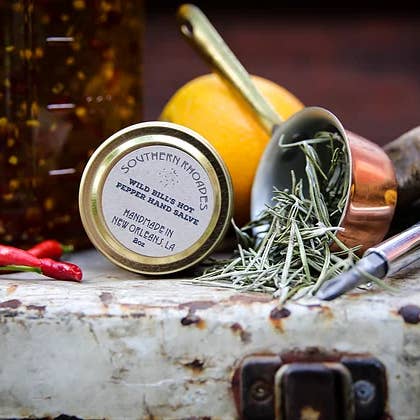 Wild Bill's Hot Pepper Hand Salve for wholesale by SOUTHERN RHOADES APOTHECARY