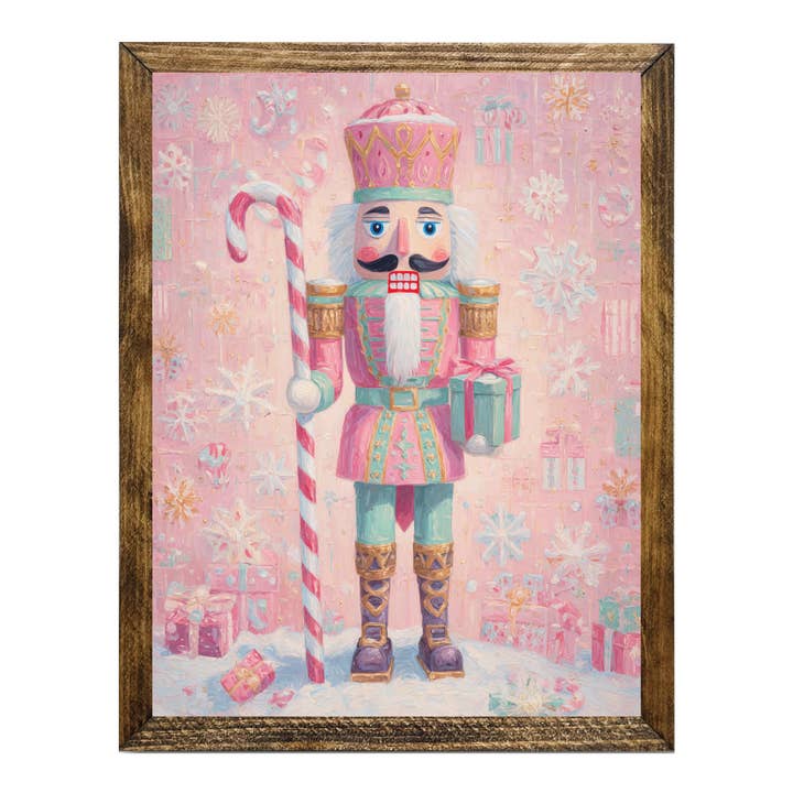 ARTISTIC SERIES NUTCRACKER ART- PASTEL PINK MINT CANDY 2 for wholesale by Jarmz Designs