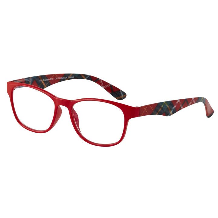 Flannel Reading Glasses for wholesale by I Heart Eyewear