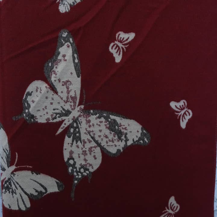 Karma Nepal Crafts - Wholesale Wrap - Women's - Reversible Butterfly Oversized Fall Winter Shawls3