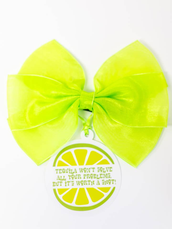 Bottle Bow + Gift Tag™ - Tequila wird nicht alle deine Probleme lösen... für den Großhandel von Wrapido!