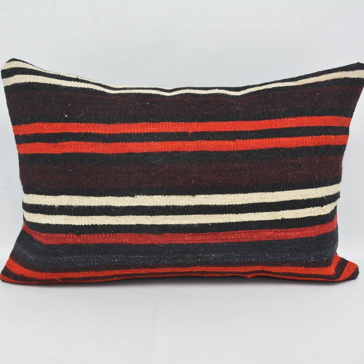 Turkish Kilim Antique Striped Boho Pillow Covers for wholesale by Kilim Pillow Decors