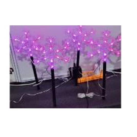 Seasonal LLC - Wholesale String Lights - Vivvi App Based Snowflake Path Lights, 7.1" 48 LEDs