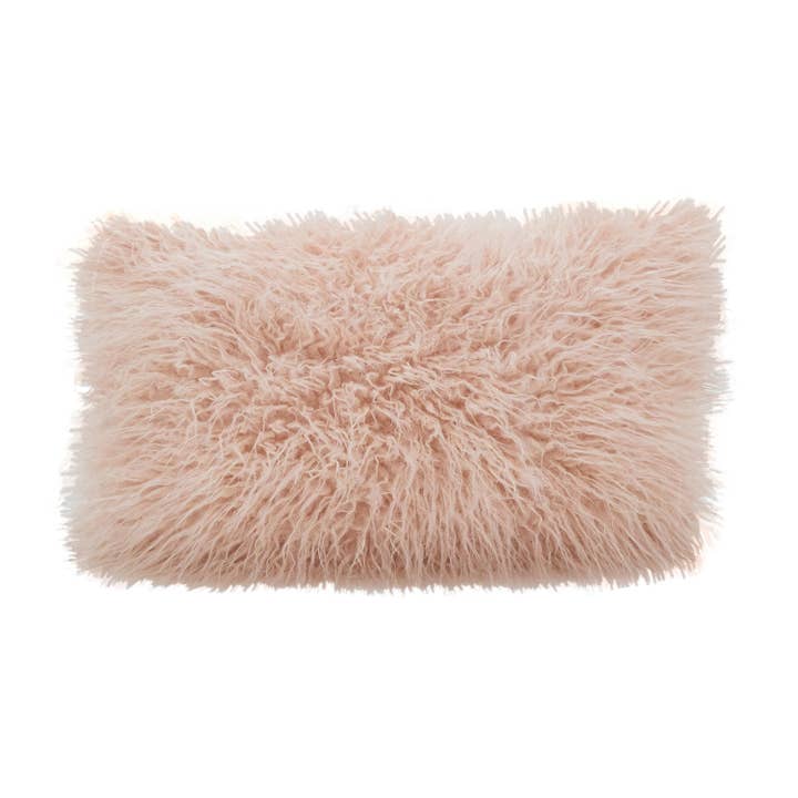 Fennco Styles - Wholesale Throw/Decorative Pillow - Faux Mongolian Fur Decorative Throw Pillow2