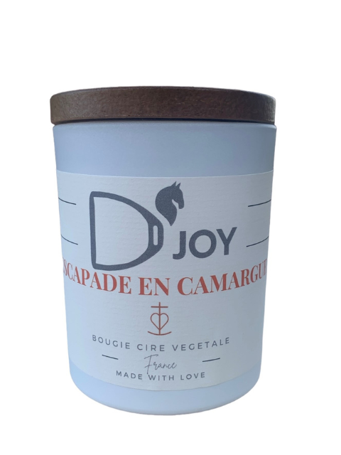 D'JOY by Cheval&Senteurs - Vendita all'ingrosso Candele regalo - Candela classica « Escapade en Camargue »2
