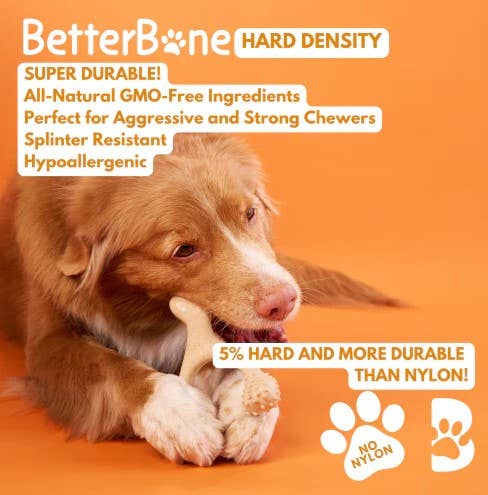 Pet Palette Distribution - Wholesale Pet Chew Toy - Dog - BetterBone Hard Beef Dog Chew Toy Small