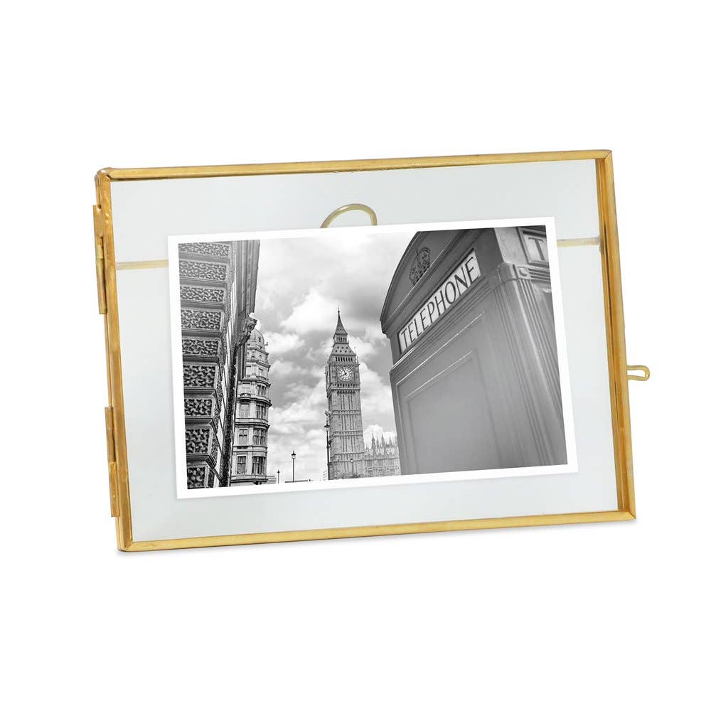 Isaac Jacobs International - Wholesale Picture Frame - Isaac Jacobs Metal Floating Picture Frame w/ Locket Closure43
