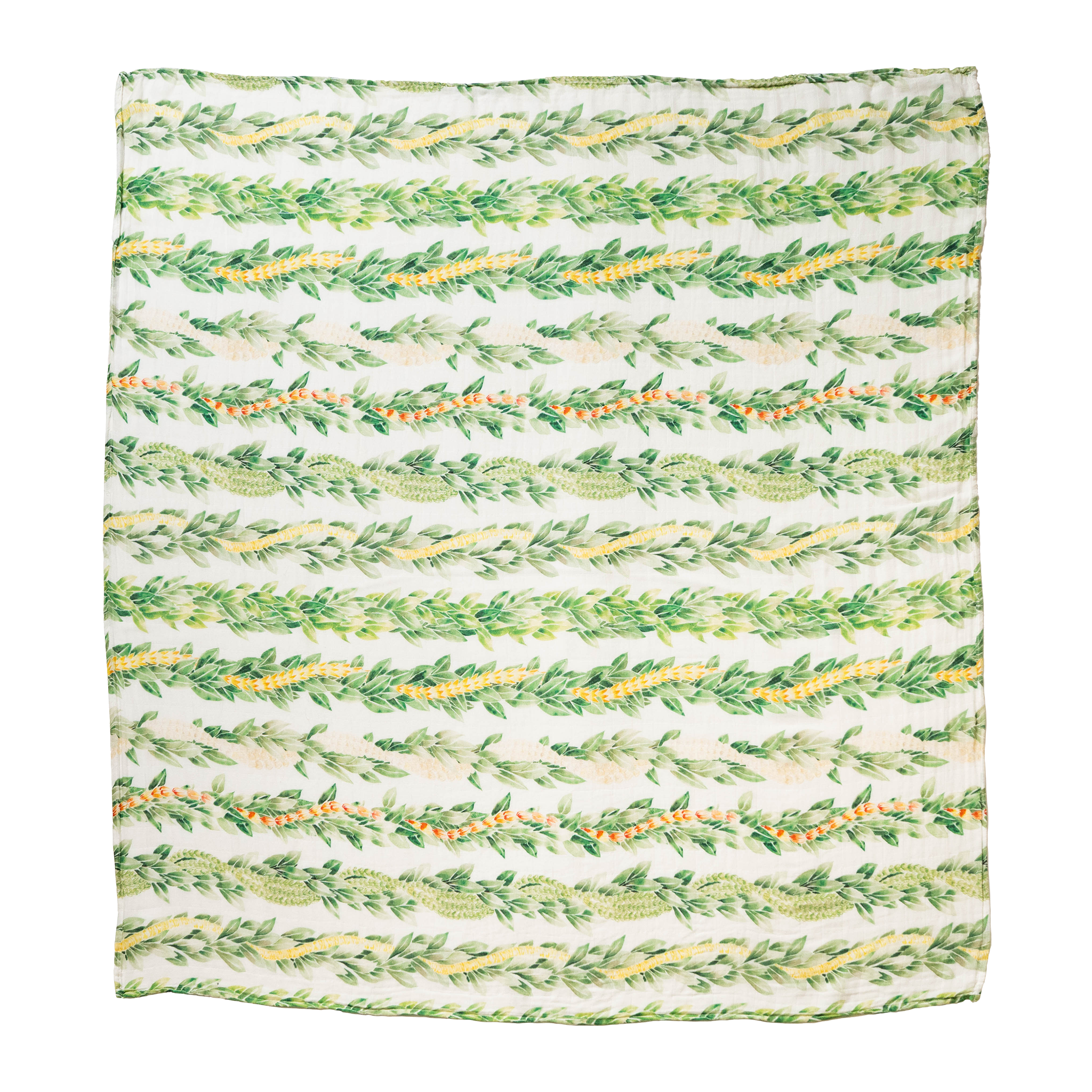 The Keiki Dept - Wholesale Swaddle - Baby - Lei Maile Kapa Moe - Hawaiian Bamboo Swaddle2