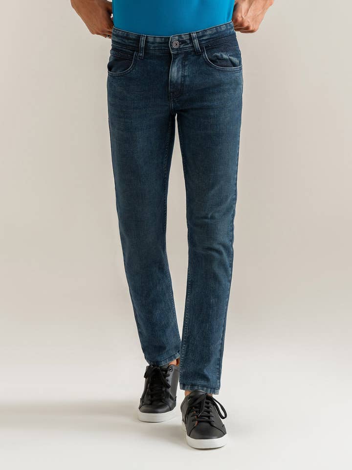 Jeans Classiques Intelligents - Teinte Verte pour la vente par Brian Oak Limited