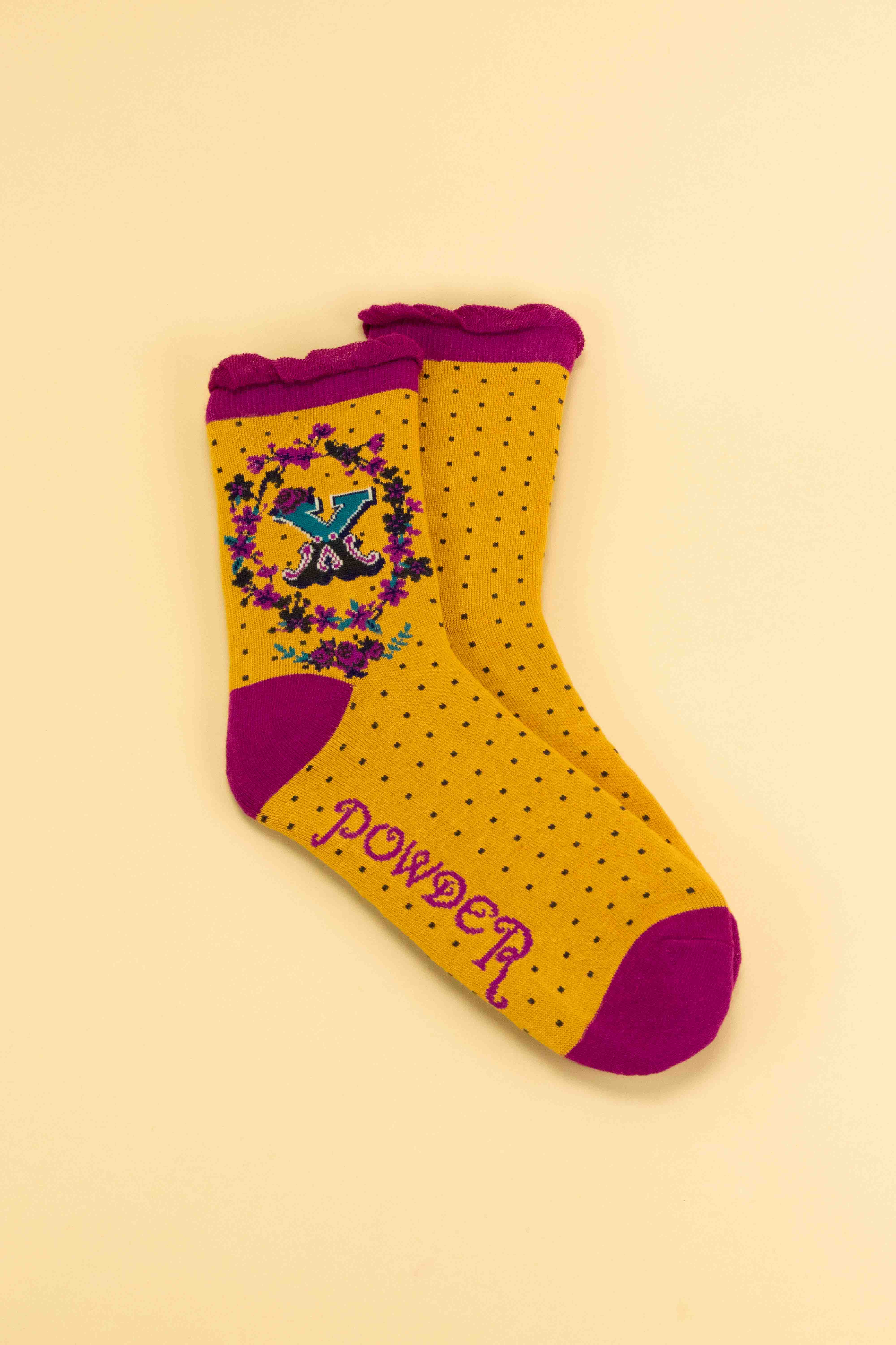 Powder Design - Europe - Wholesale Socks - Women's - Letter Ankle Socks73