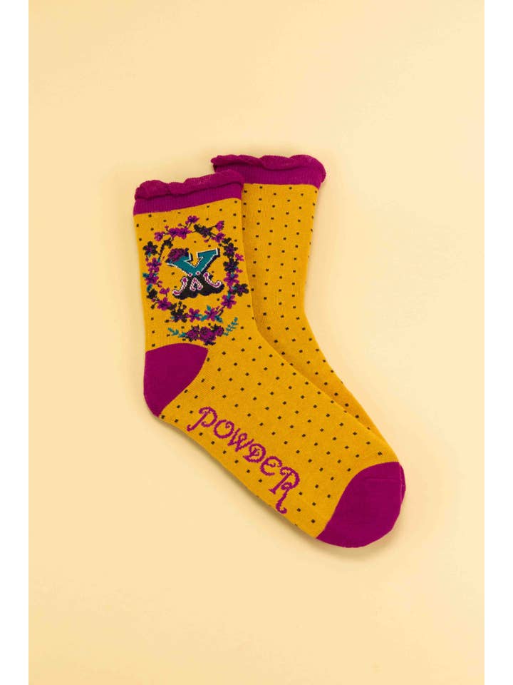 Powder Design - Europe - Wholesale Socks - Women's - Letter Ankle Socks73