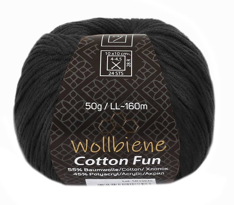 Wollbiene - Wholesale Yarn - Cotton Fun all-season wool 50g knitting wool cotton mix24
