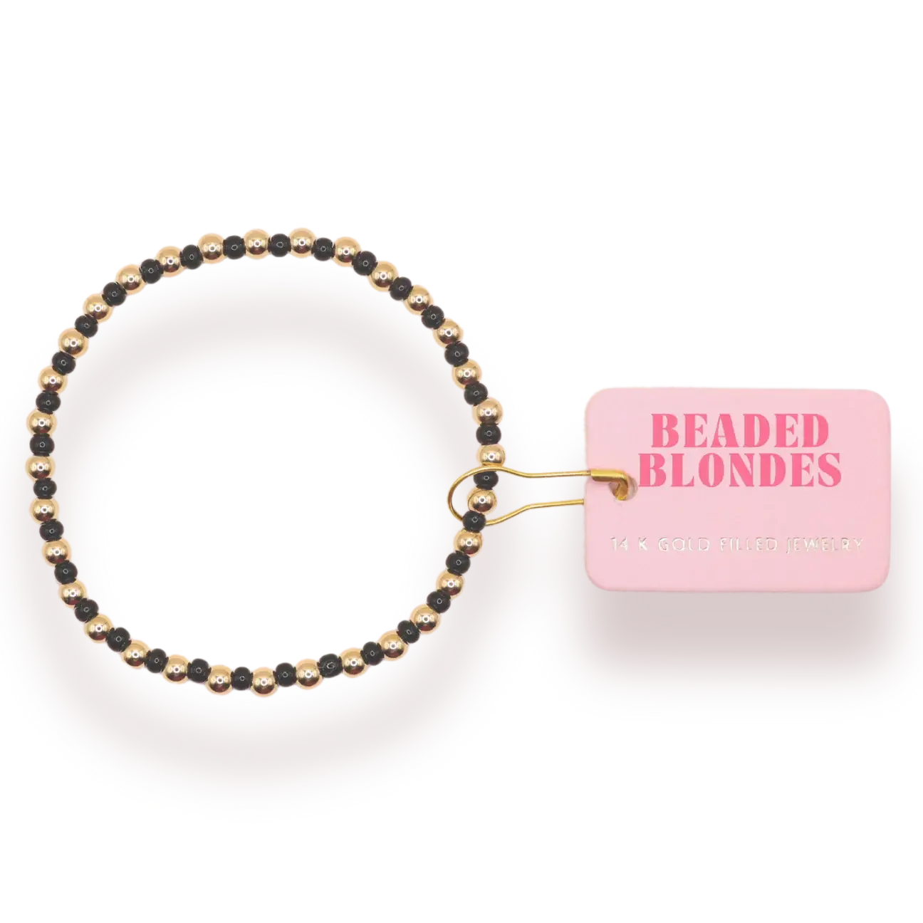 Beaded Blondes – wholesale Beaded bracelet – Demi Bracelet in Black0