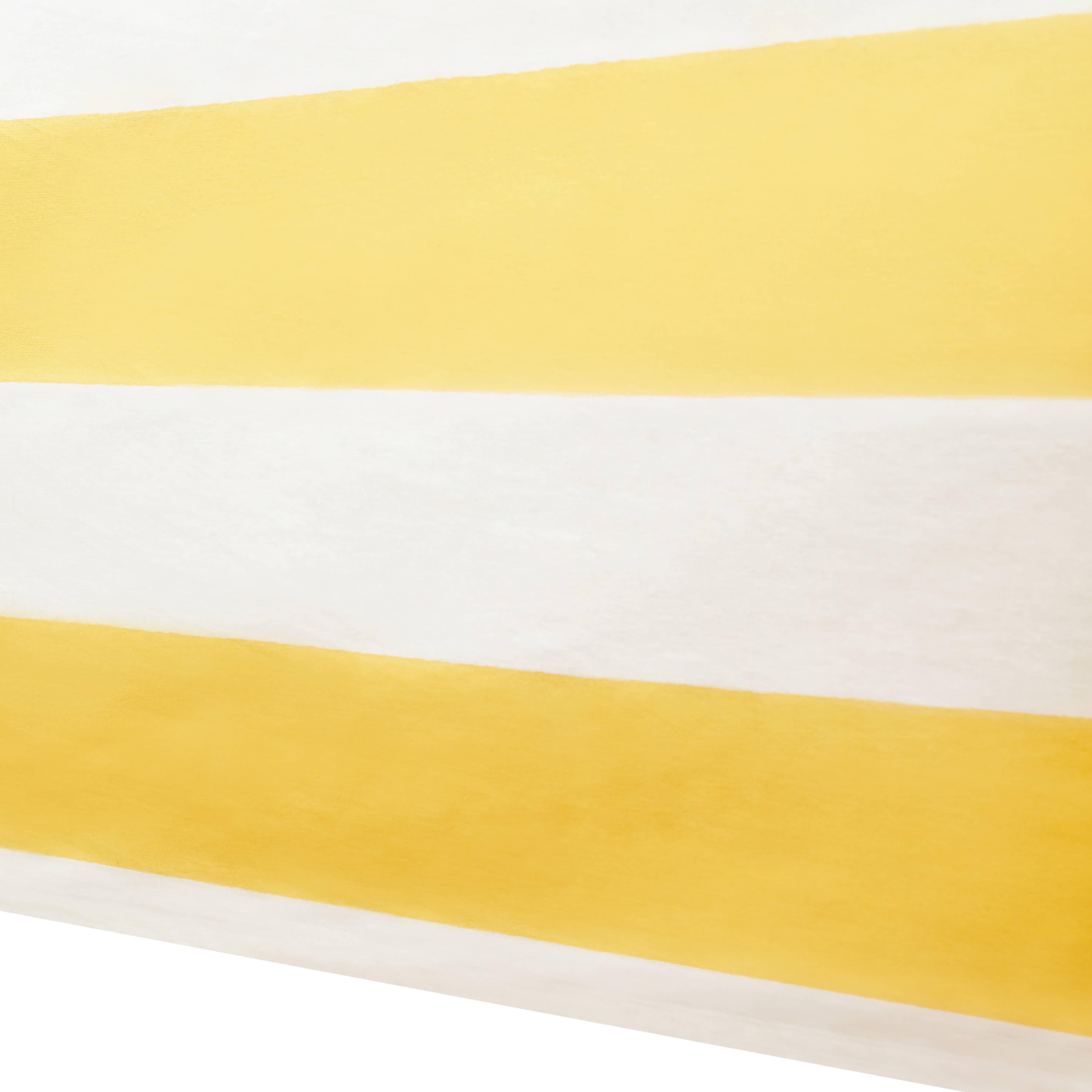 Couleur Nature - Vente Nappes - Nappe St. Tropez à rayures jaunes | Lin français1