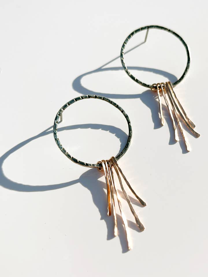 Ray of Light Circlet Örhängen för wholesale av Helen Ethel Jewelry