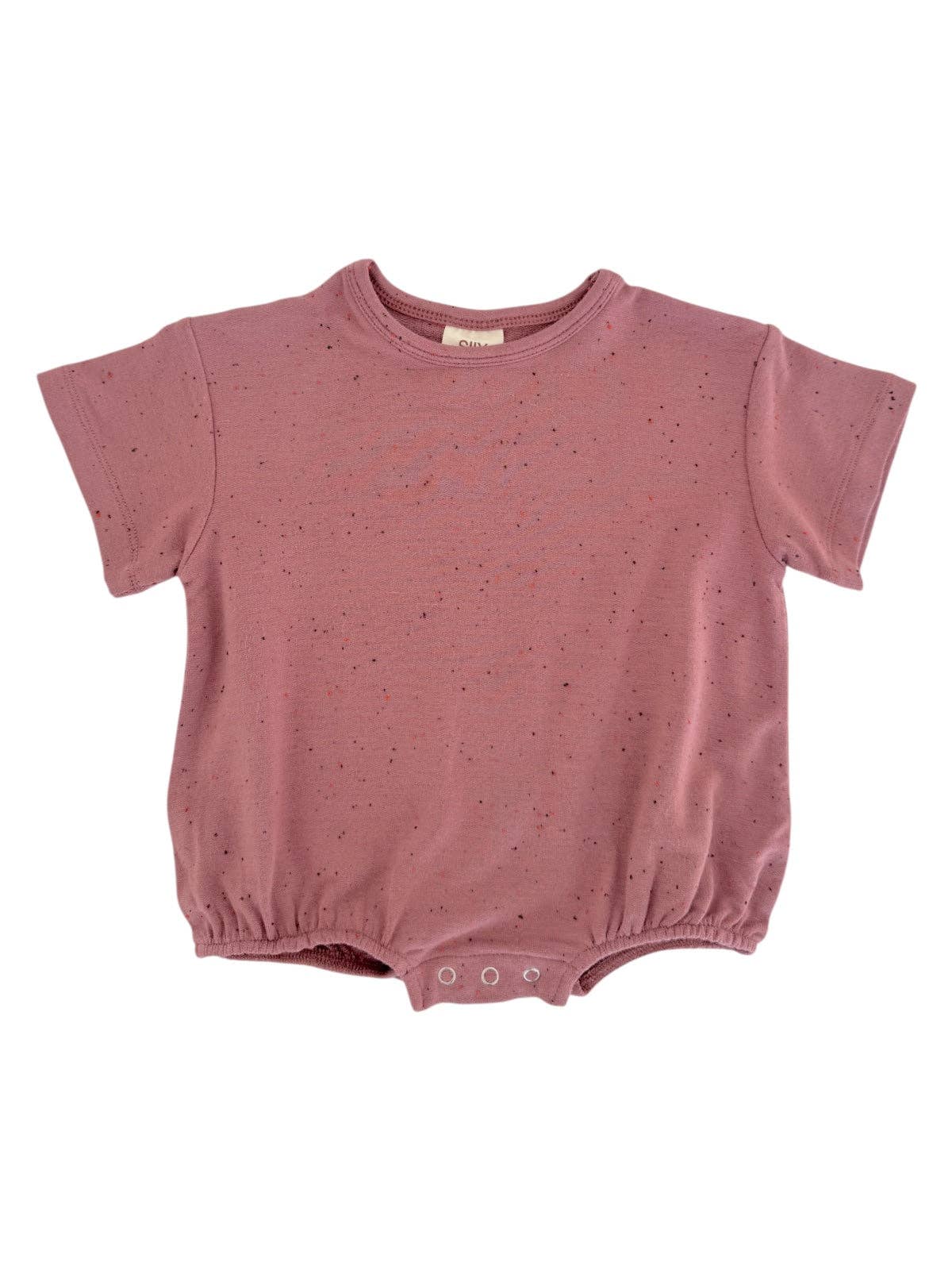 SIIX Collection - Vente Body (sans pieds) – bébé - Mauve Speckle / T-shirt Bubble1
