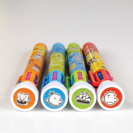 Geddes - Wholesale Pen - DIARY OF A WIMPY KID 6 COLOR PEN WITH STAMPER   12/DS4